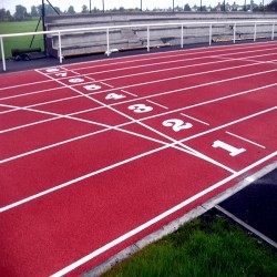 Running Track Resurfacing in Norby 11