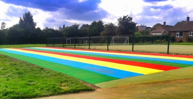 Athletics Track Flooring in Aston