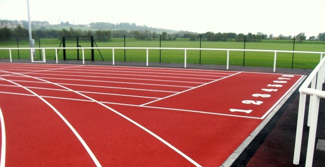 Athletics Floor Design in Poundland
