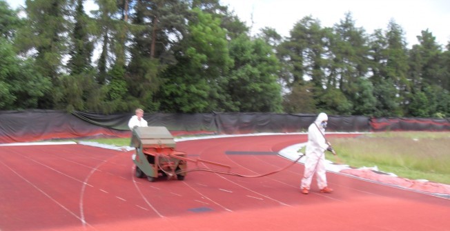 Running Track Construction in Upton